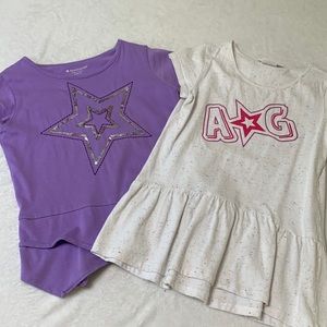2 American Girl Tees 10/12